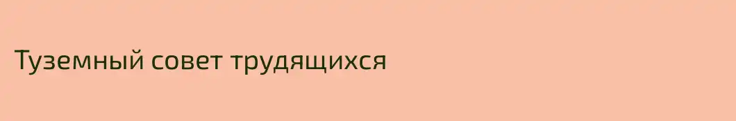 Туземный совет трудящихся